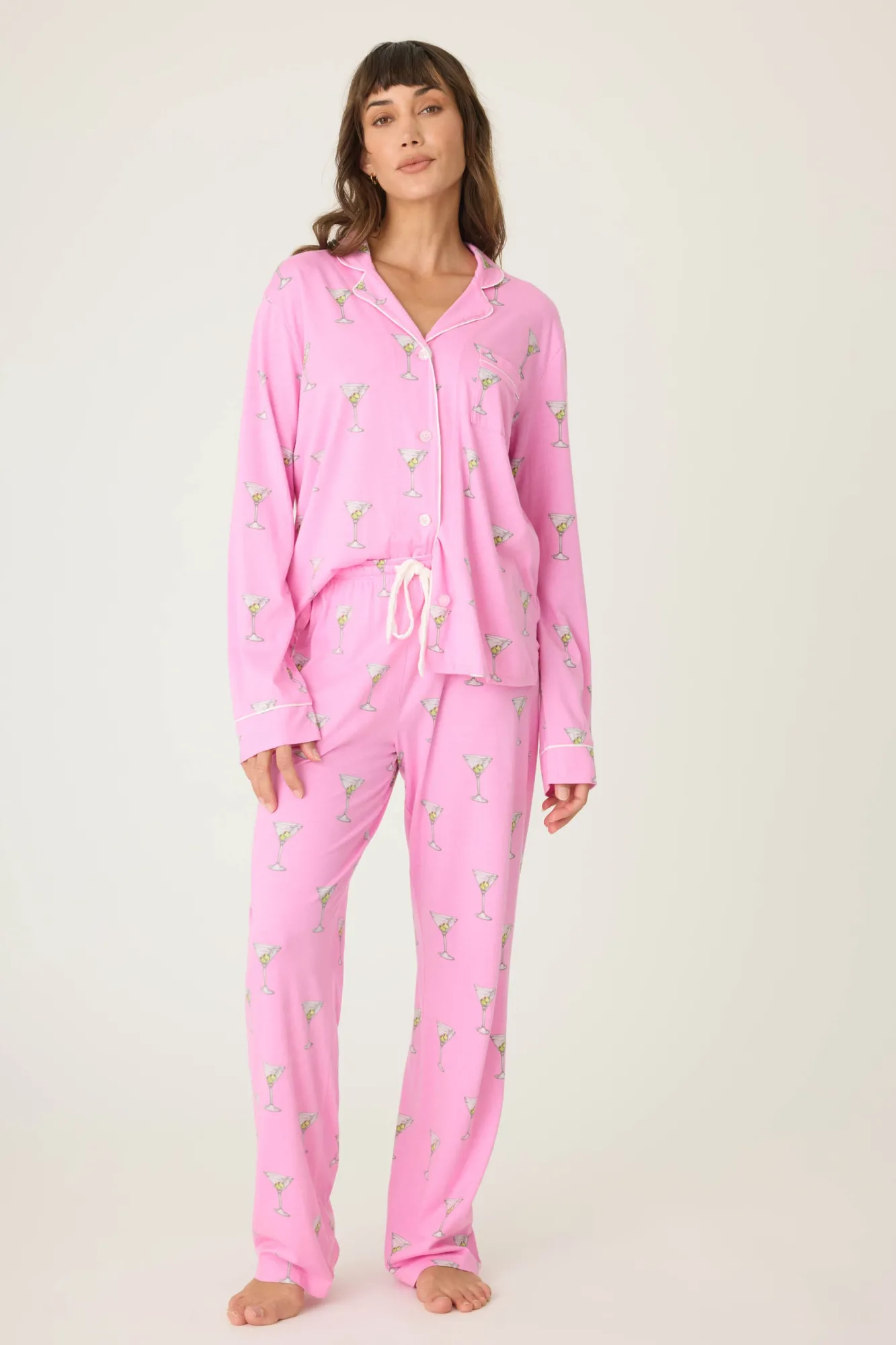 P.J. Salvage Bottoms | Coffee & Cocktails>Playful Prints Drinks Pajama Pant