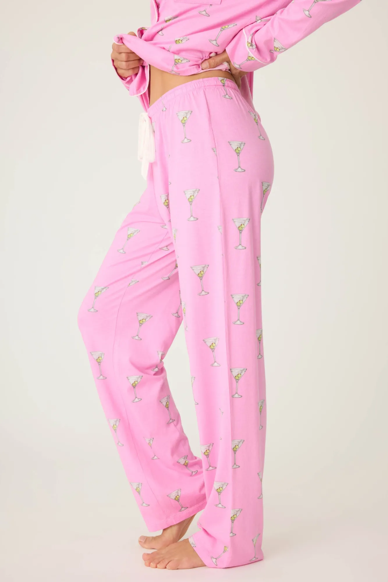P.J. Salvage Bottoms | Coffee & Cocktails>Playful Prints Drinks Pajama Pant