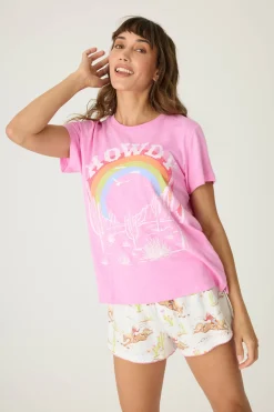 P.J. Salvage Graphic Prints | Cotton>Playful Prints Western Short Sleeve T-Shirt