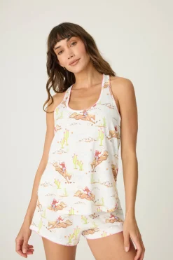 Women P.J. Salvage Tops | Animal Prints>Playful Prints Western Tank Top