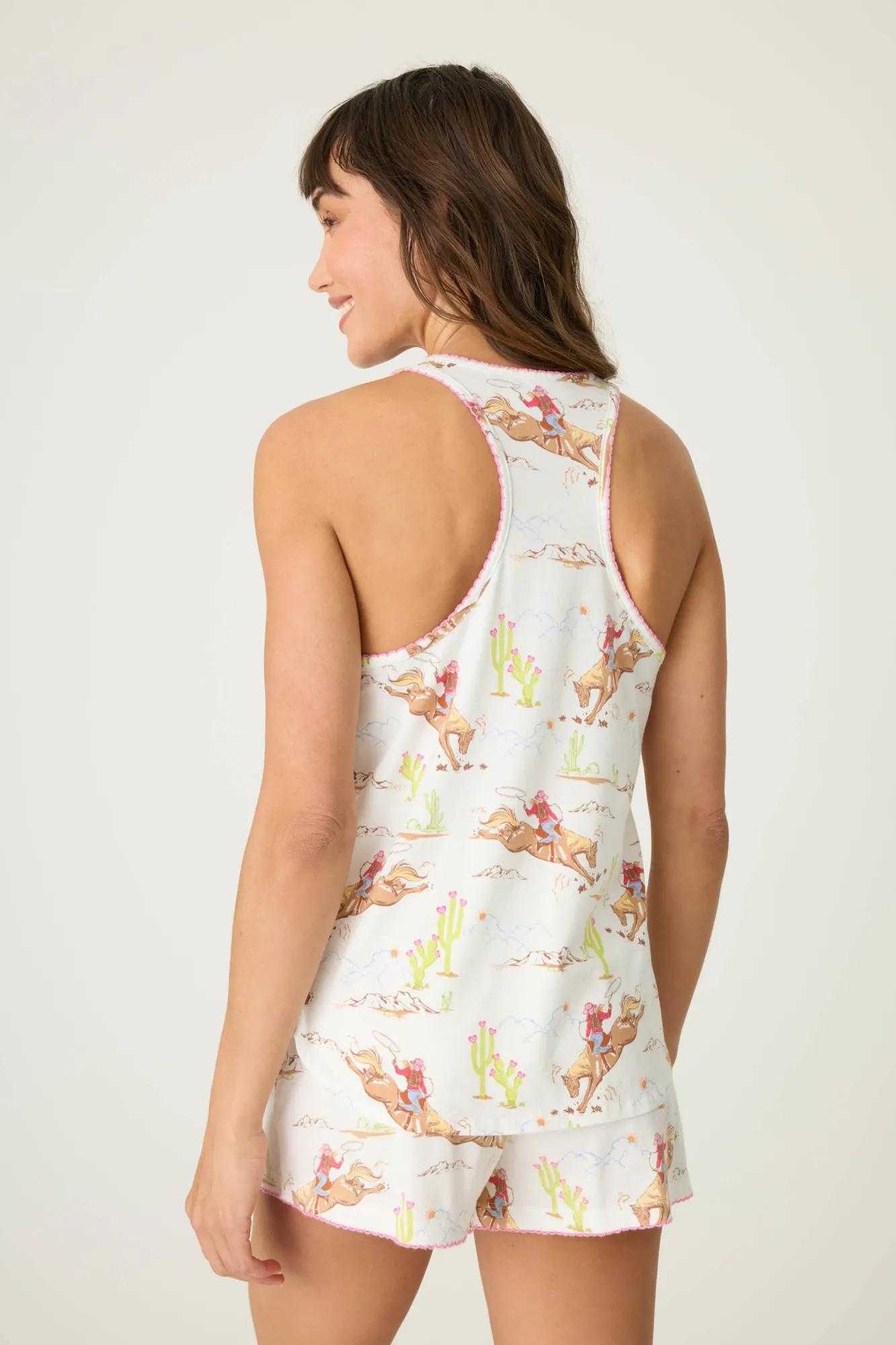 Women P.J. Salvage Tops | Animal Prints>Playful Prints Western Tank Top