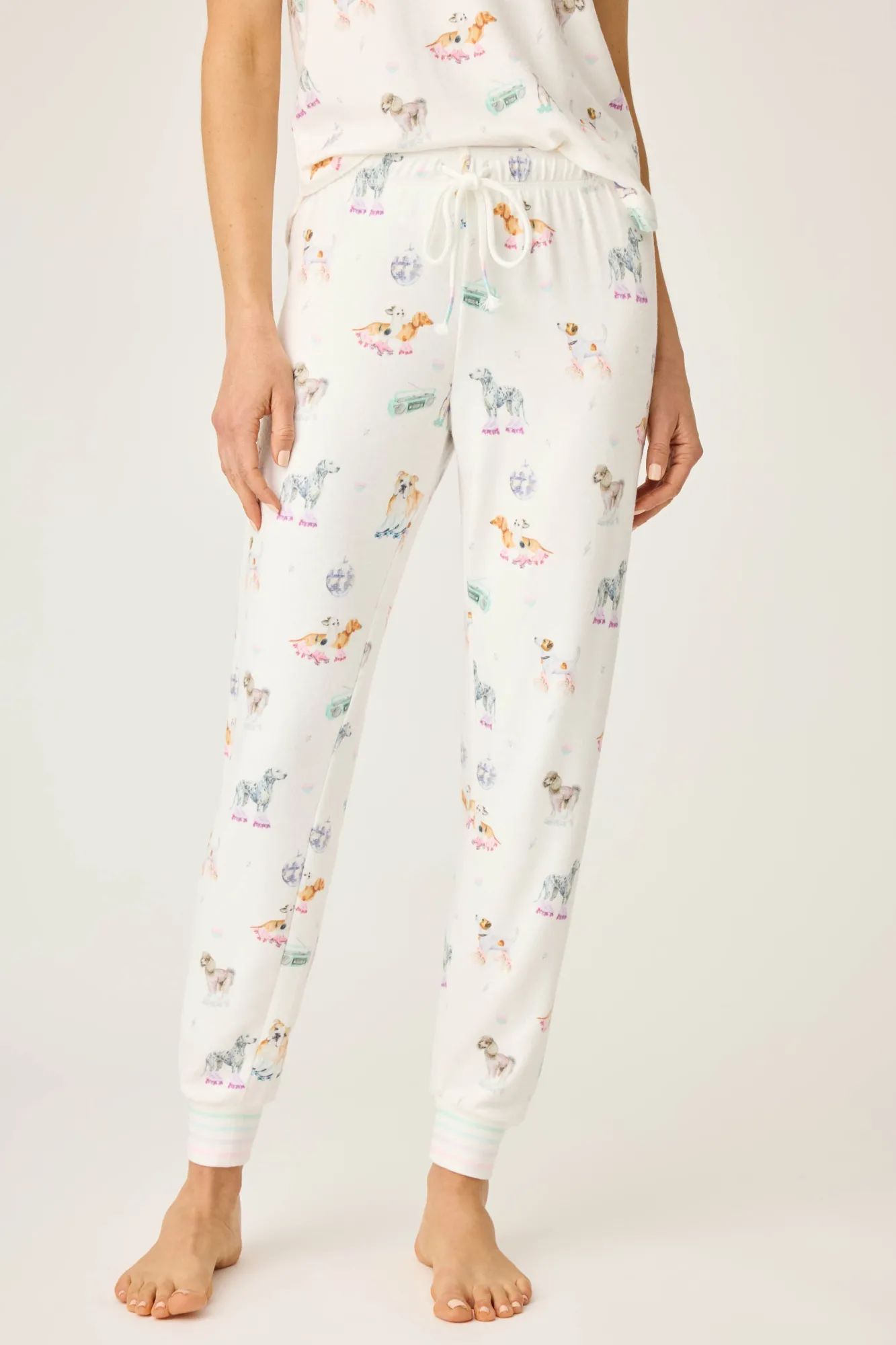P.J. Salvage Bottoms | Animal Prints>Roll With It Banded Pants
