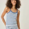 P.J. Salvage Tops | Stripes>Seaside Striped Rib Cami Top