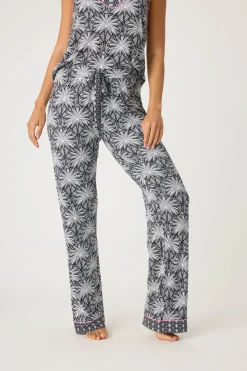 Women P.J. Salvage Bottoms | Florals & Botanicals>Shady Beach Dreams Open Leg Pants