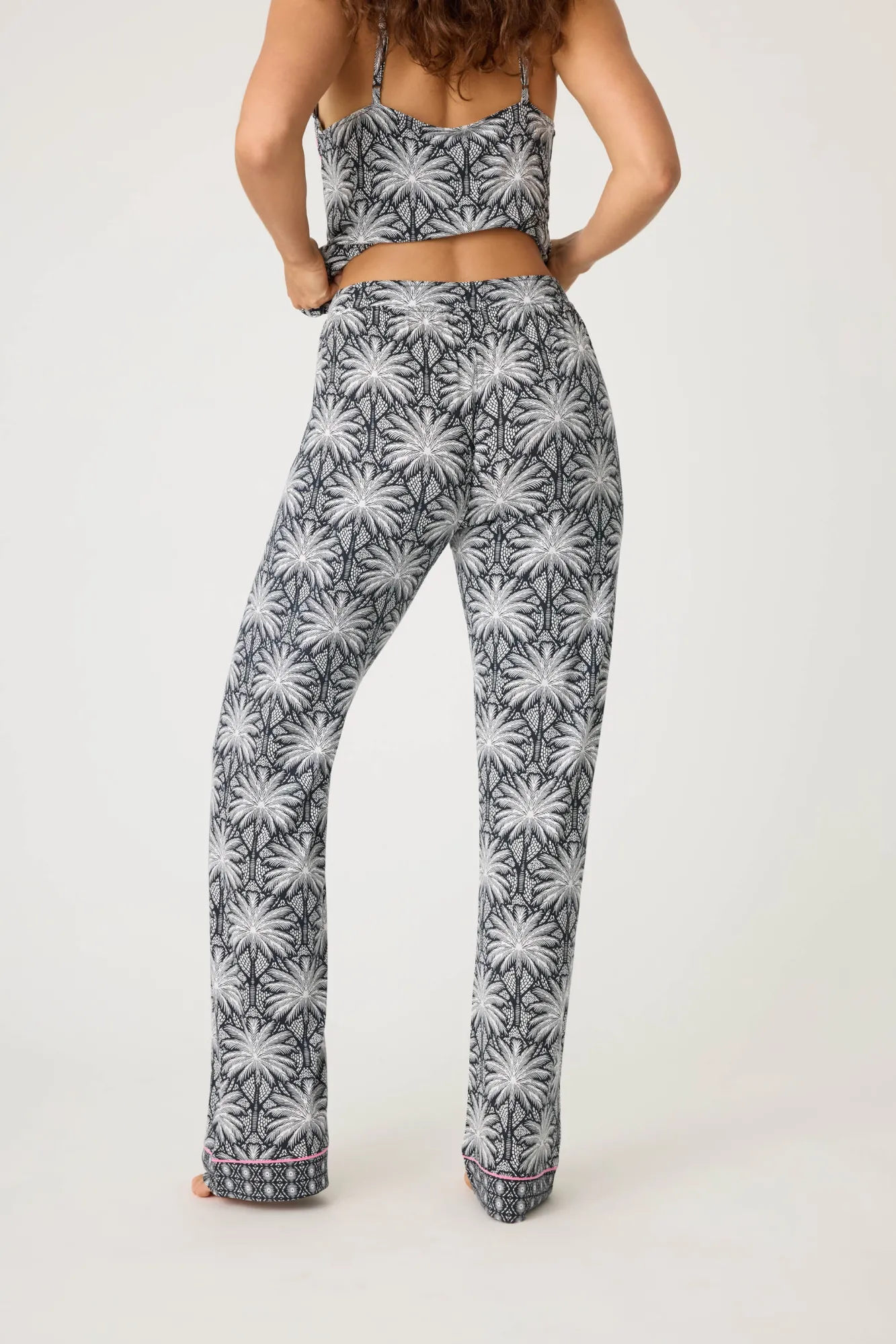 Women P.J. Salvage Bottoms | Florals & Botanicals>Shady Beach Dreams Open Leg Pants