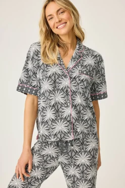 P.J. Salvage Tops | Modal>Shady Beach Dreams Short Sleeve Top