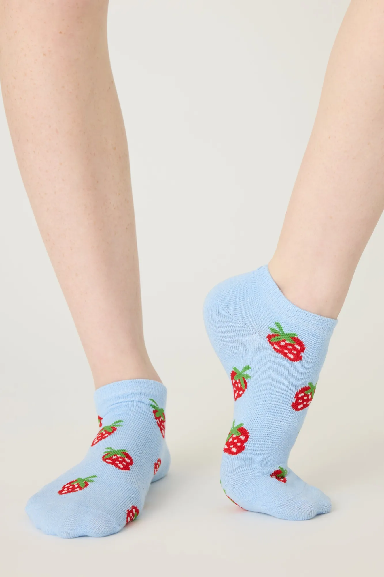 P.J. Salvage Socks | Cotton>Strawberry 3-Pack No Show Socks