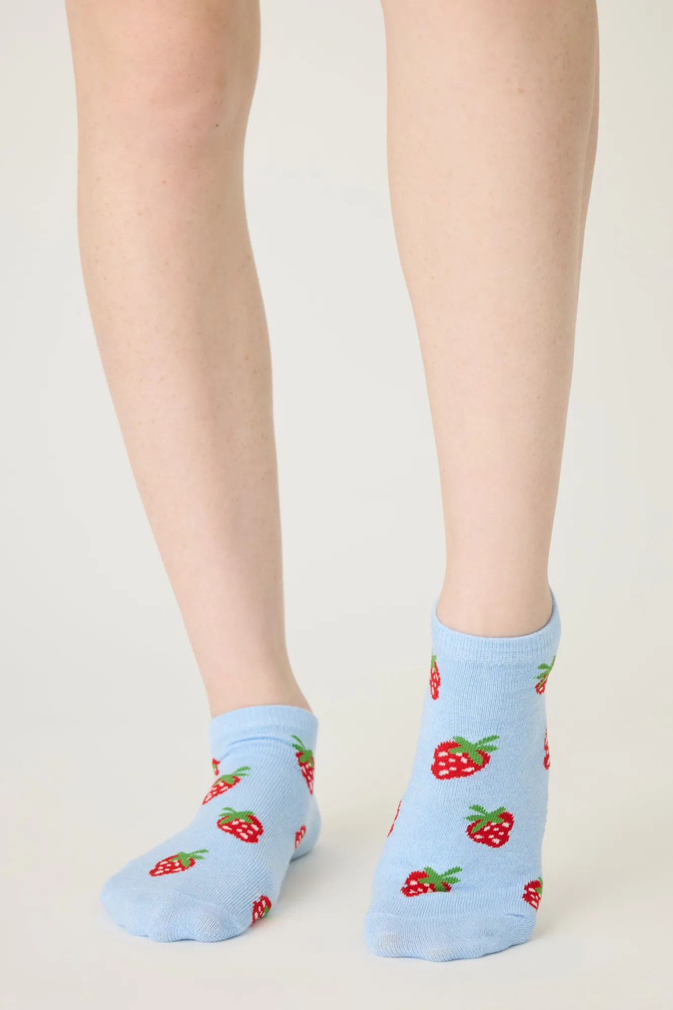 P.J. Salvage Socks | Cotton>Strawberry 3-Pack No Show Socks