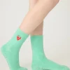 P.J. Salvage Socks | Cotton>Strawberry Terry Mini Crew Socks