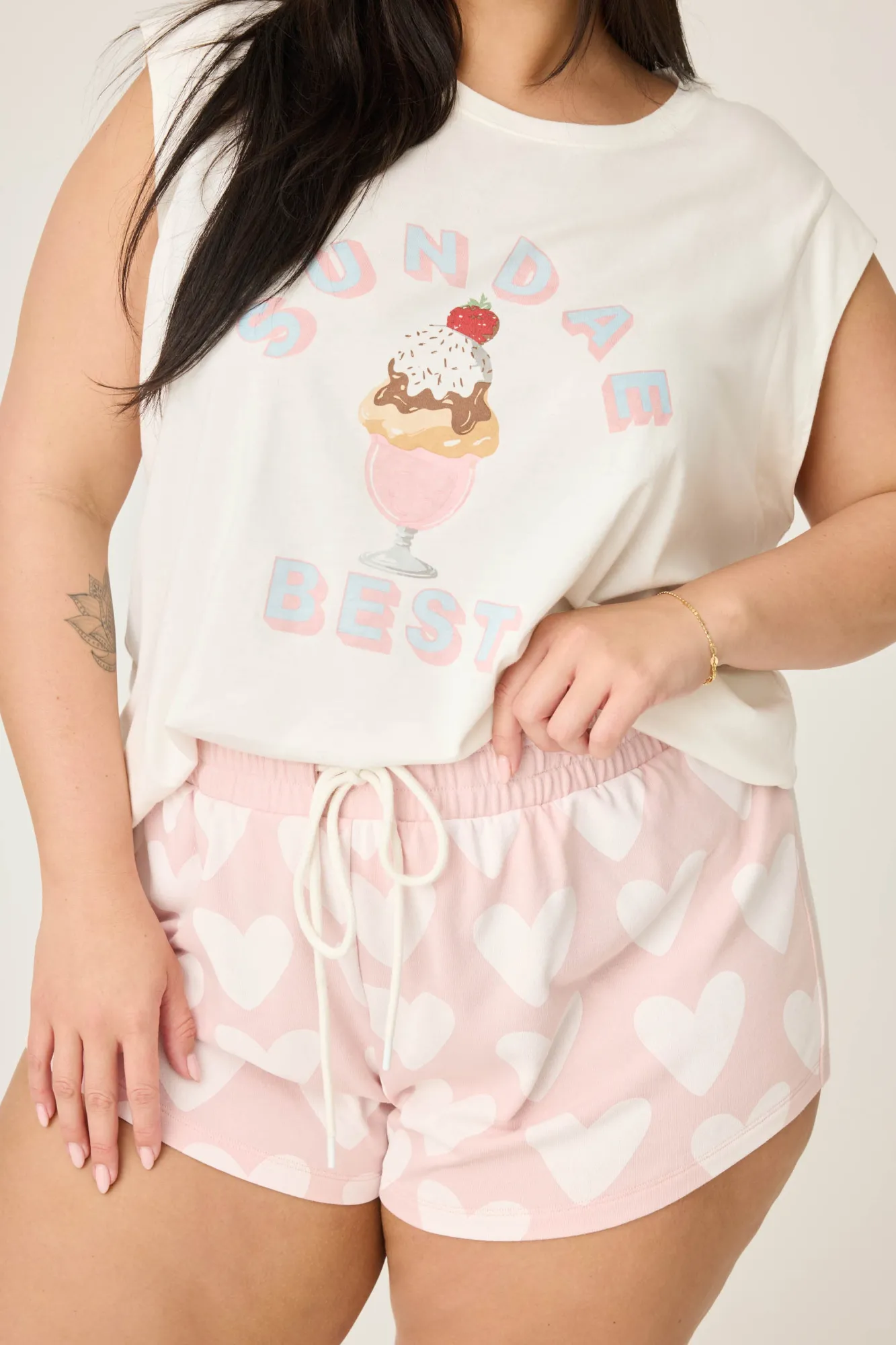 P.J. Salvage Loungewear | Loungewear>Sundae Best Lounge Set Plus Size