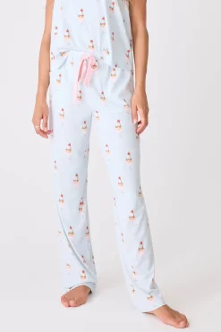 Women P.J. Salvage Bottoms | Sweets & Treats>Sundae Best Open Leg Pants
