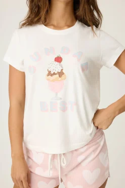 P.J. Salvage Loungewear | Loungewear>Sundae Best Short Sleeve Top