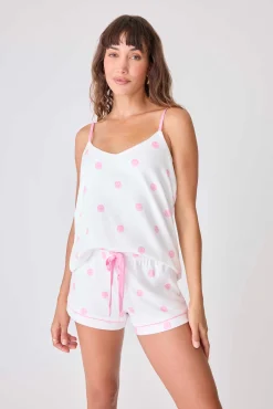 P.J. Salvage Tops | Pointelle>Susan G. Komen Choose Happy Camisole