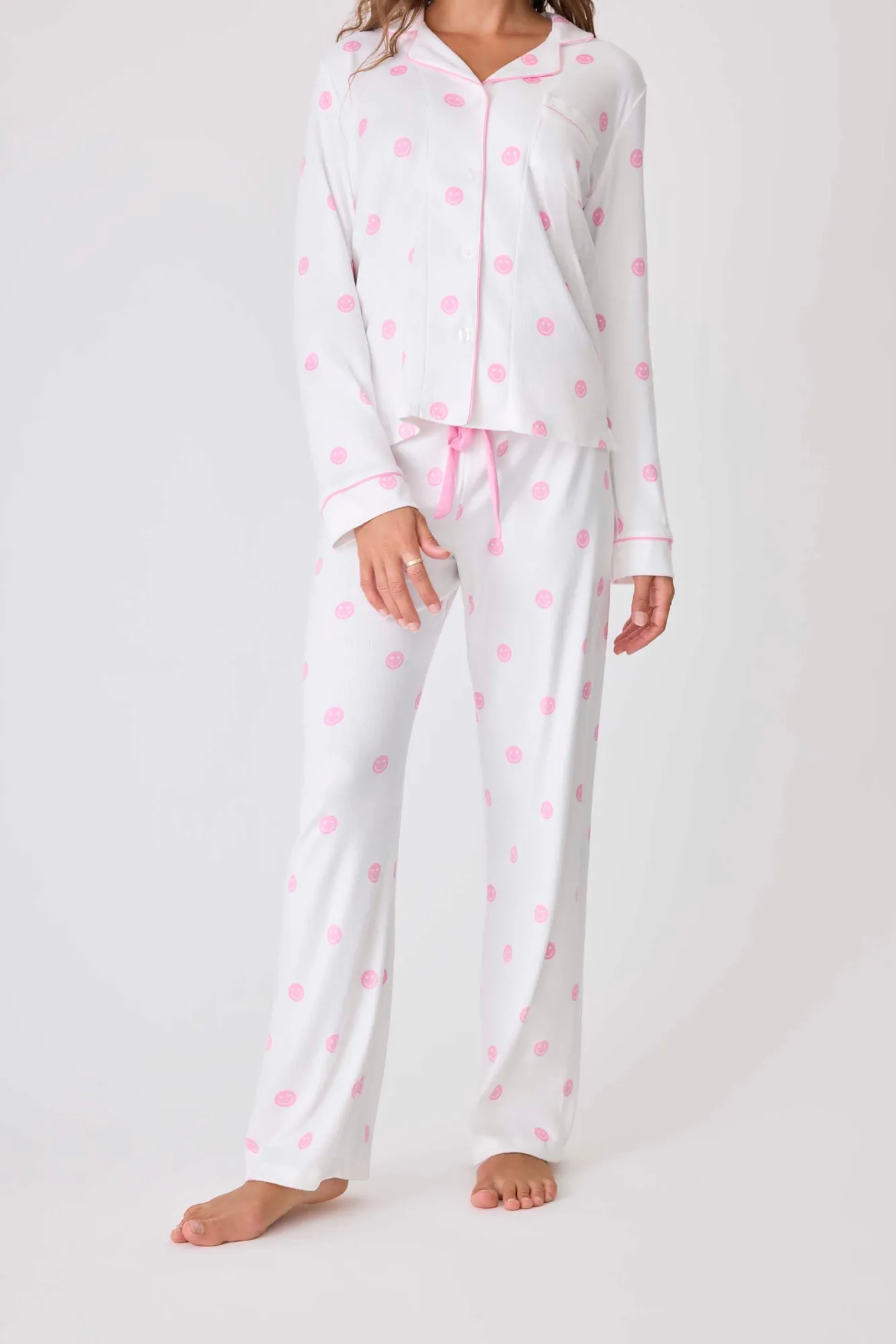 P.J. Salvage Bottoms | Pointelle>Susan G. Komen Choose Happy PJ Pants