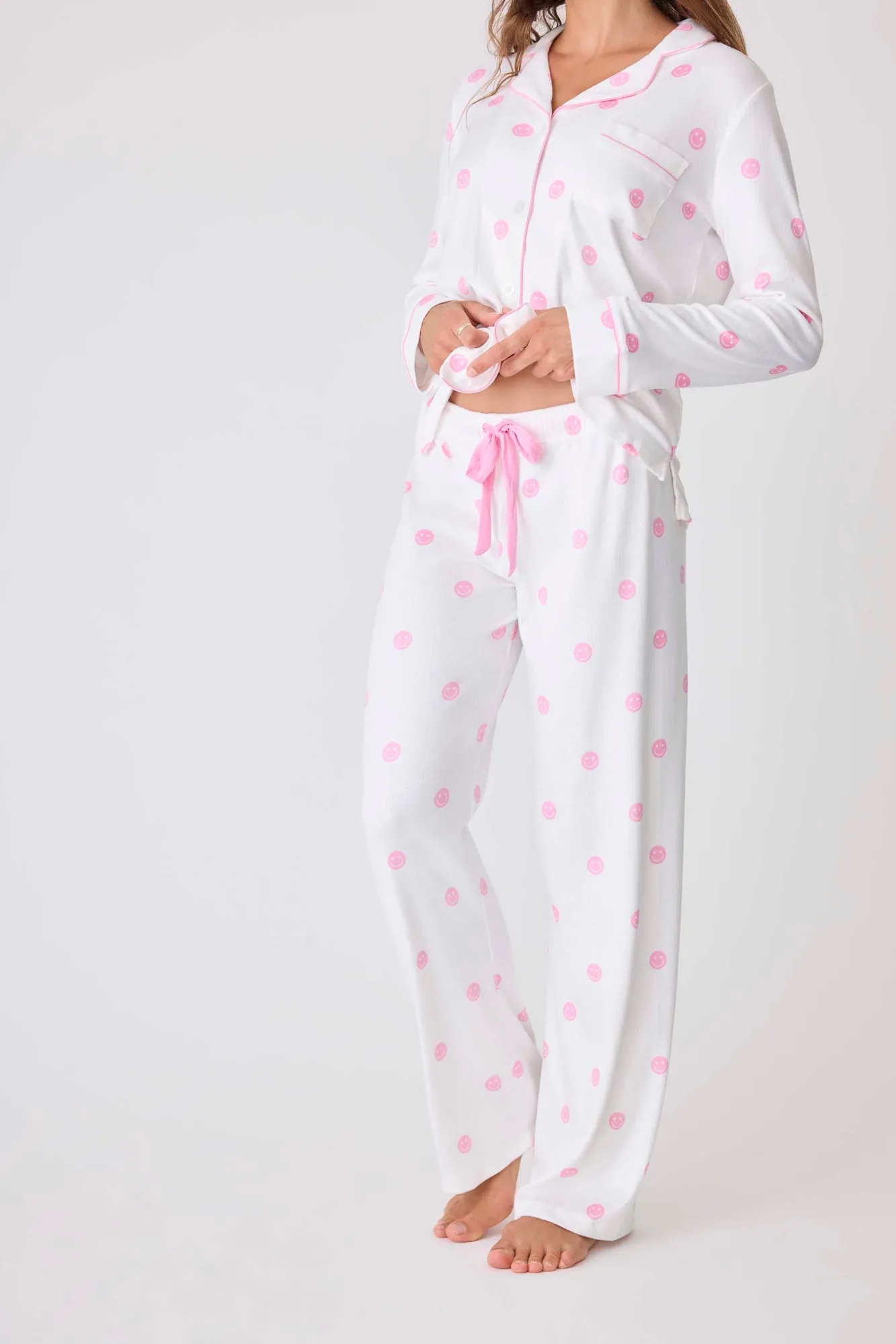 P.J. Salvage Bottoms | Pointelle>Susan G. Komen Choose Happy PJ Pants