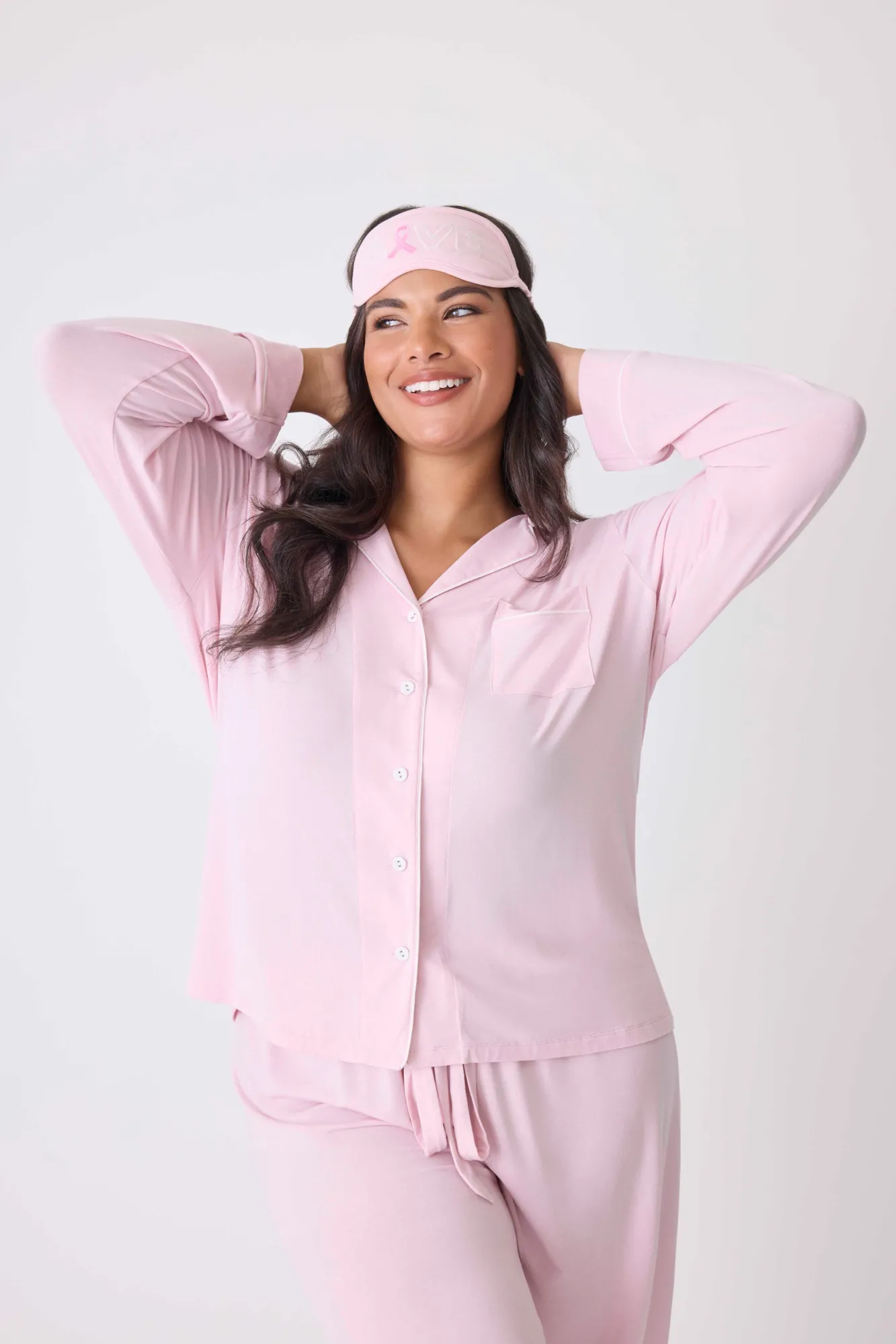 P.J. Salvage Pj Sets | Pj Sets>Susan G. Komen 3-Piece Modal PJ Set Plus Size