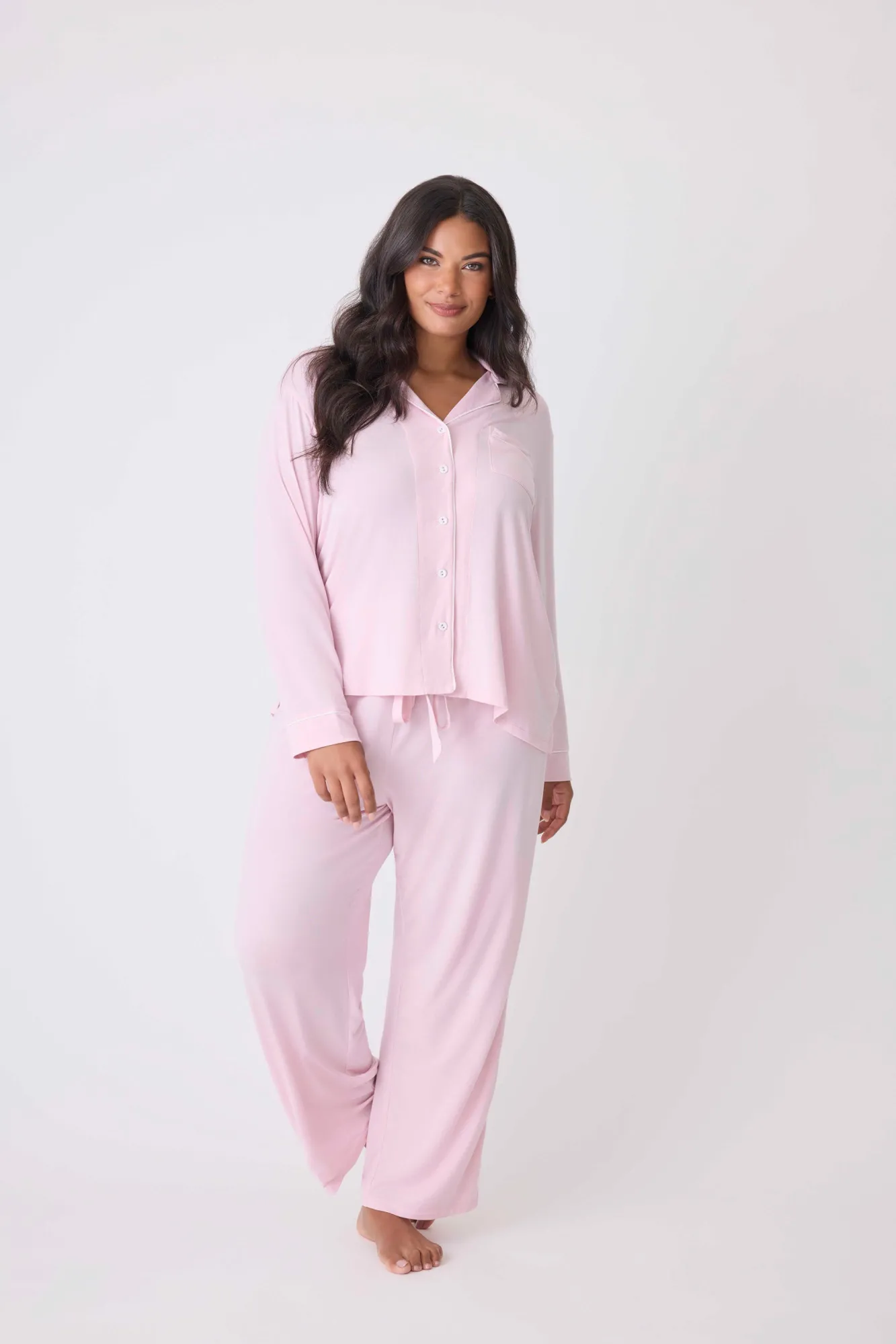 P.J. Salvage Pj Sets | Pj Sets>Susan G. Komen 3-Piece Modal PJ Set Plus Size