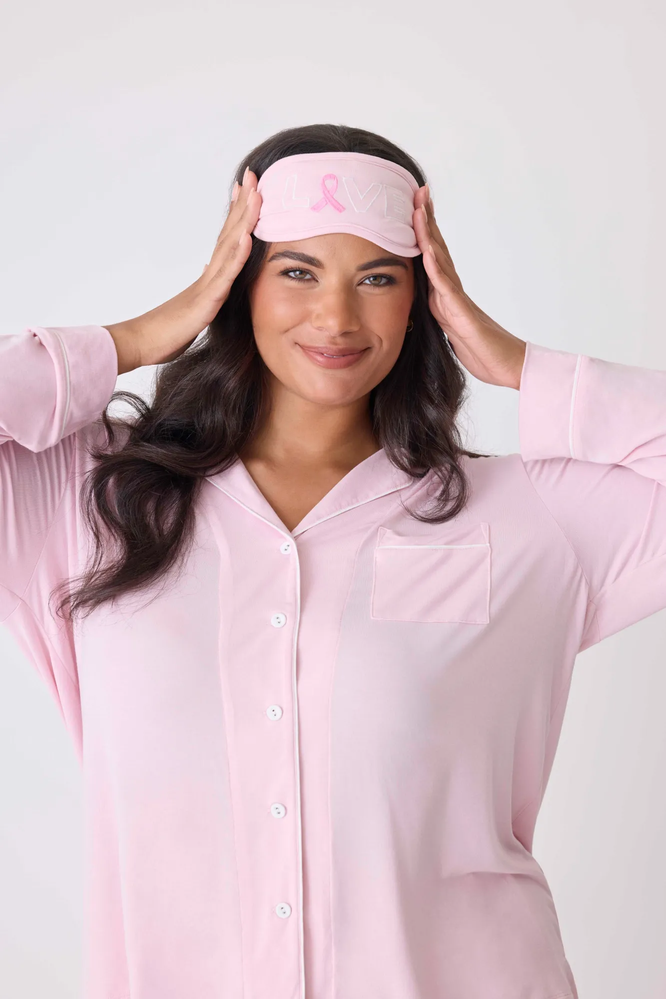 P.J. Salvage Pj Sets | Pj Sets>Susan G. Komen 3-Piece Modal PJ Set Plus Size