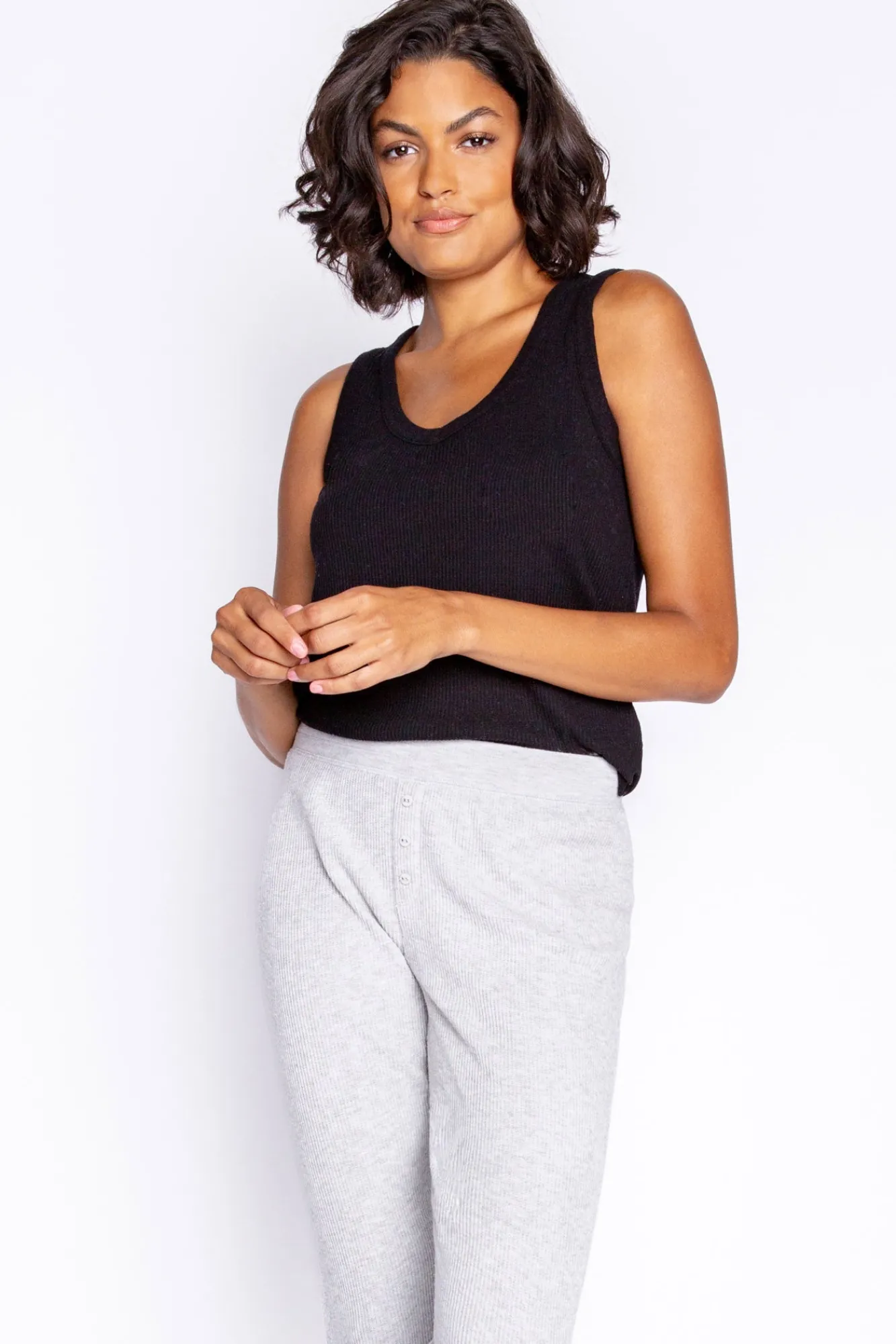 P.J. Salvage Bottoms | Peachy>Textured Essentials Jammie Pants