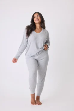 P.J. Salvage Peachy | Warmer Fabrics>Textured Essentials Plus Size Lounge Set