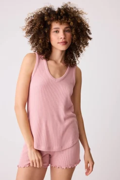 P.J. Salvage Loungewear | Loungewear>Textured Essentials Tank Top