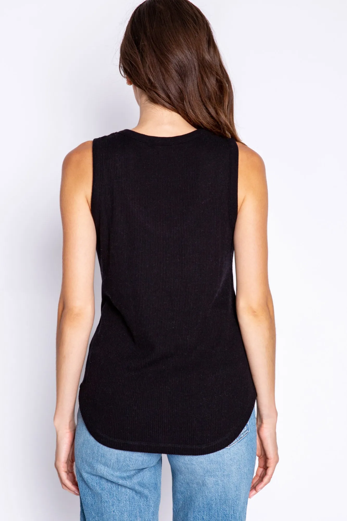 P.J. Salvage Tops | Peachy>Textured Essentials Tank Top