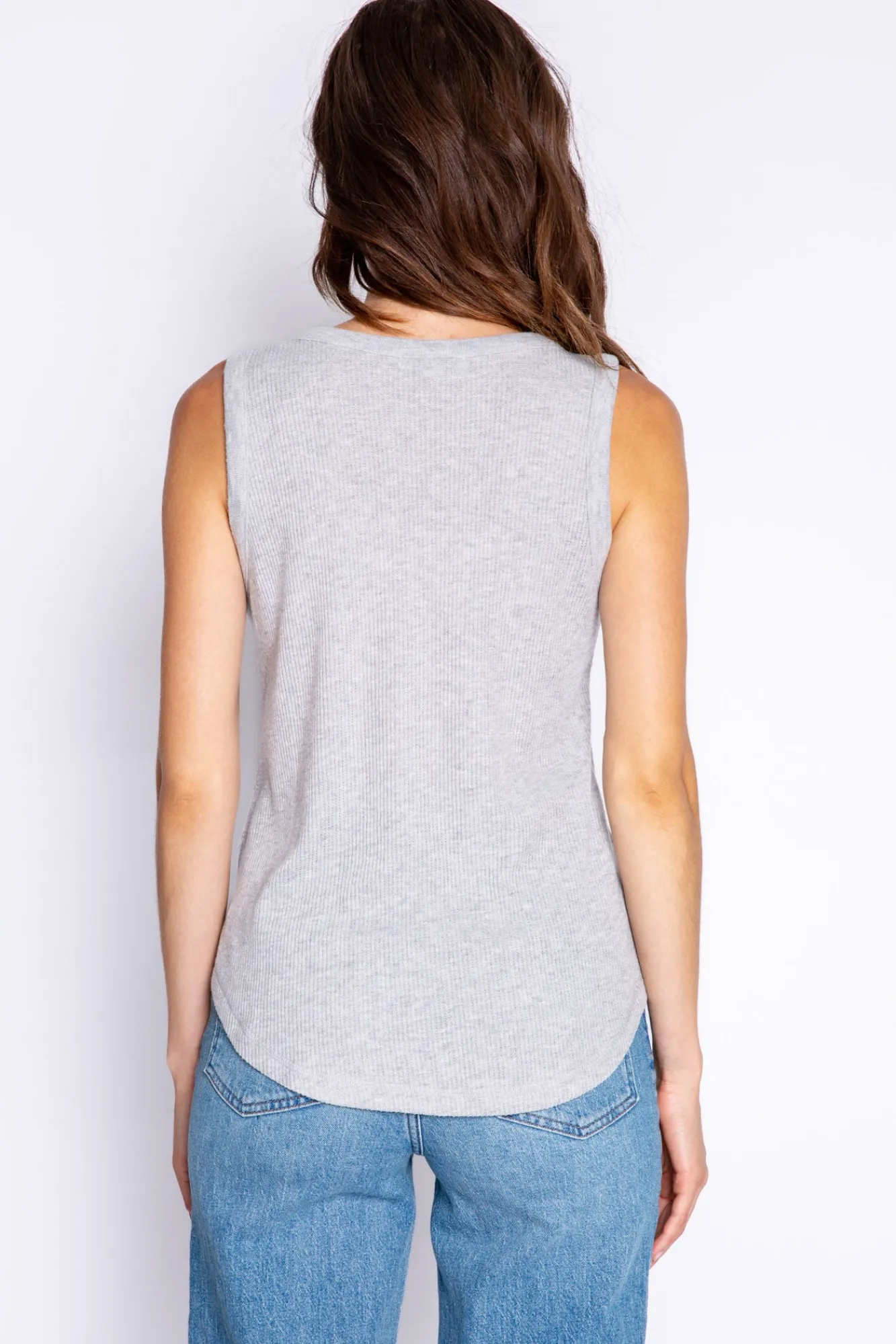 P.J. Salvage Tops | Peachy>Textured Essentials Tank Top