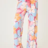 P.J. Salvage Bottoms | Florals & Botanicals>Tropical Dreams Floral Open Leg Pants