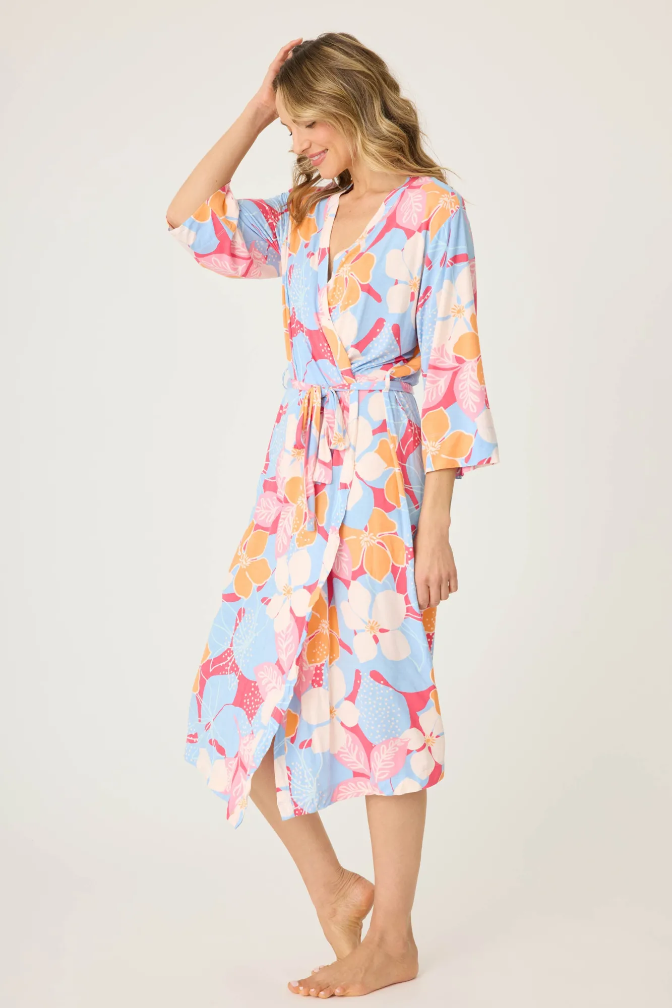 Women P.J. Salvage Robes & Nightshirts | Florals & Botanicals>Tropical Dreams Floral Robe