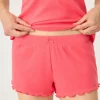 P.J. Salvage Loungewear | Loungewear>Tropical Dreams Lettuce Hem Shorts