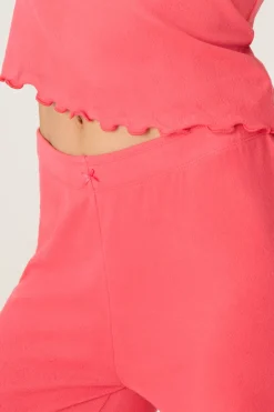 P.J. Salvage Bottoms | Pointelle>Tropical Dreams Open Leg Pants