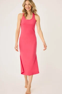 P.J. Salvage Loungewear | Loungewear>Tropical Dreams Solid Midi Dress