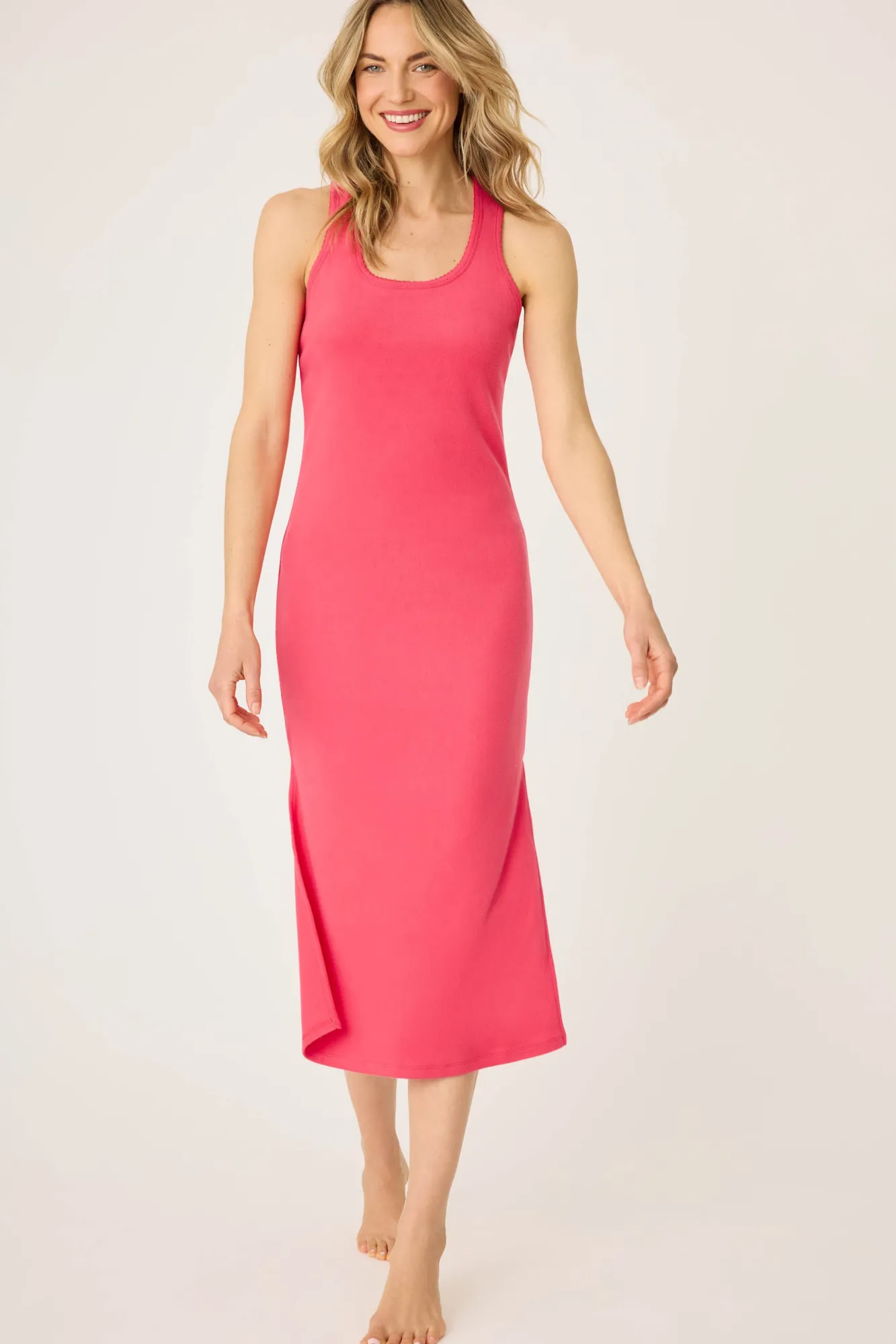 P.J. Salvage Loungewear | Loungewear>Tropical Dreams Solid Midi Dress