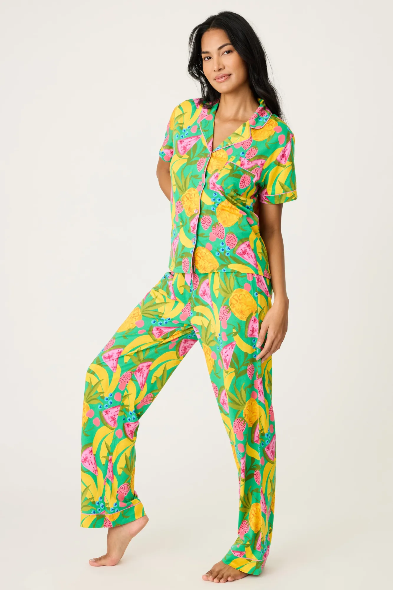 Women P.J. Salvage Pj Sets | Pj Sets>Whimsy Fruit PJ Set