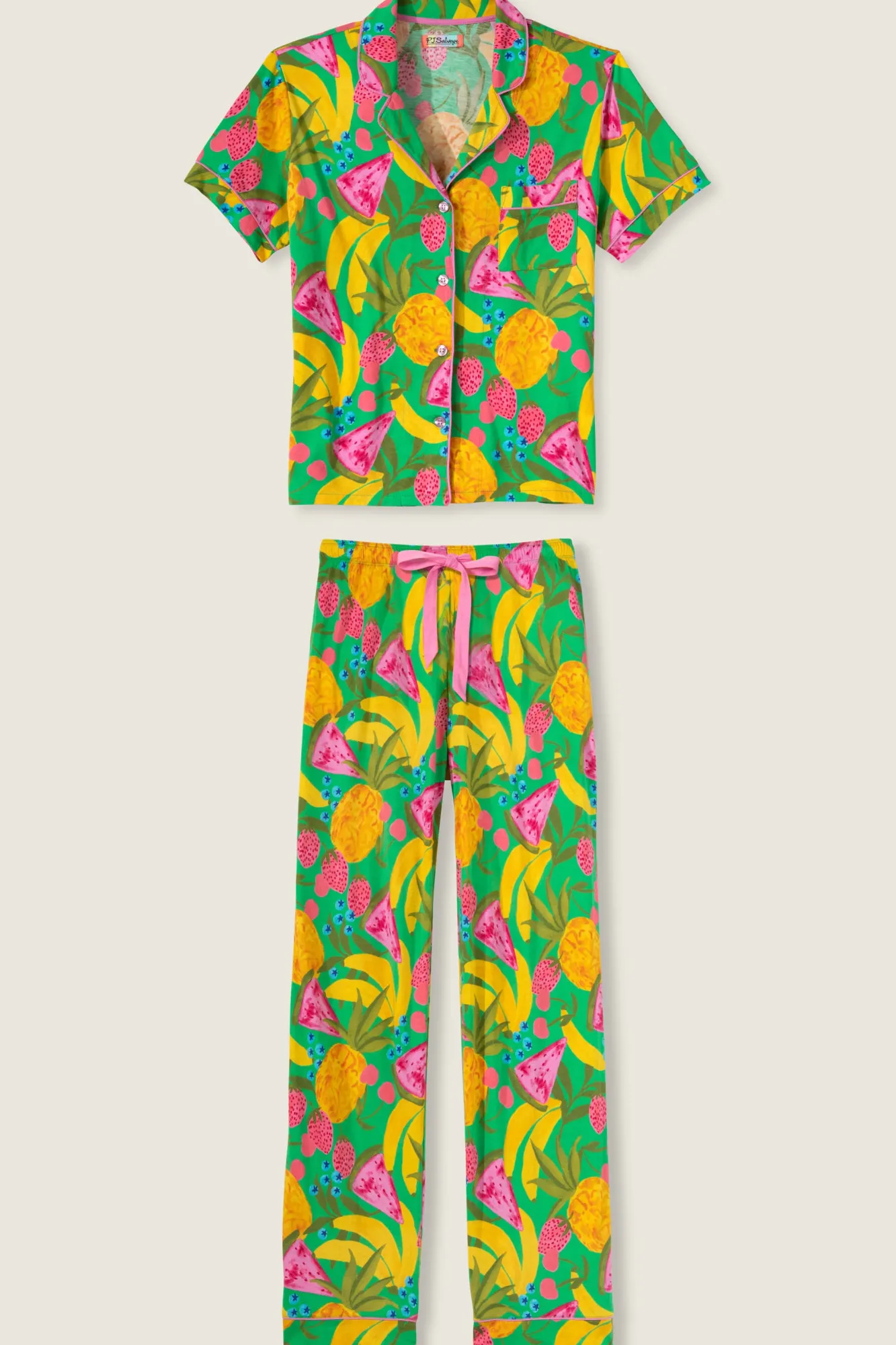 Women P.J. Salvage Pj Sets | Pj Sets>Whimsy Fruit PJ Set