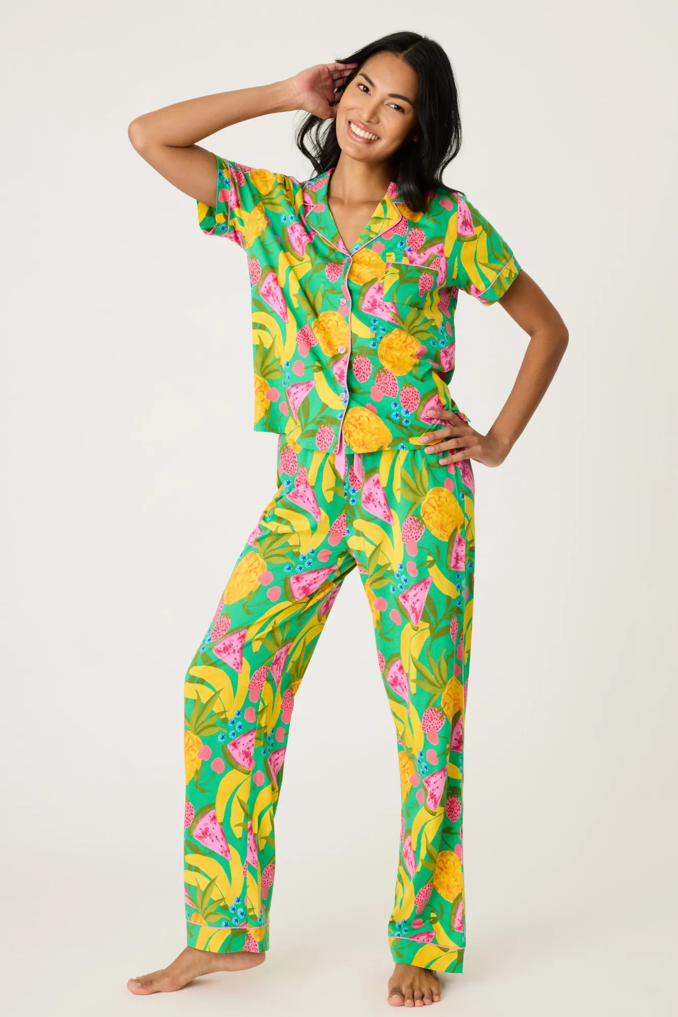 Women P.J. Salvage Pj Sets | Pj Sets>Whimsy Fruit PJ Set