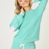 P.J. Salvage Tops | Peachy>Written In The Stars Long Sleeve Top